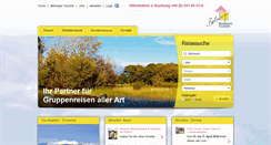 Desktop Screenshot of behringer-touristik.de