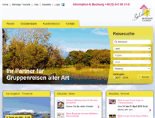 Tablet Screenshot of behringer-touristik.de
